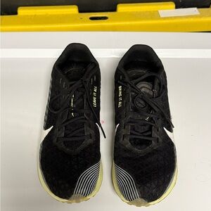 Nike Black White and Lime green women’s Nike Athletic Shoes